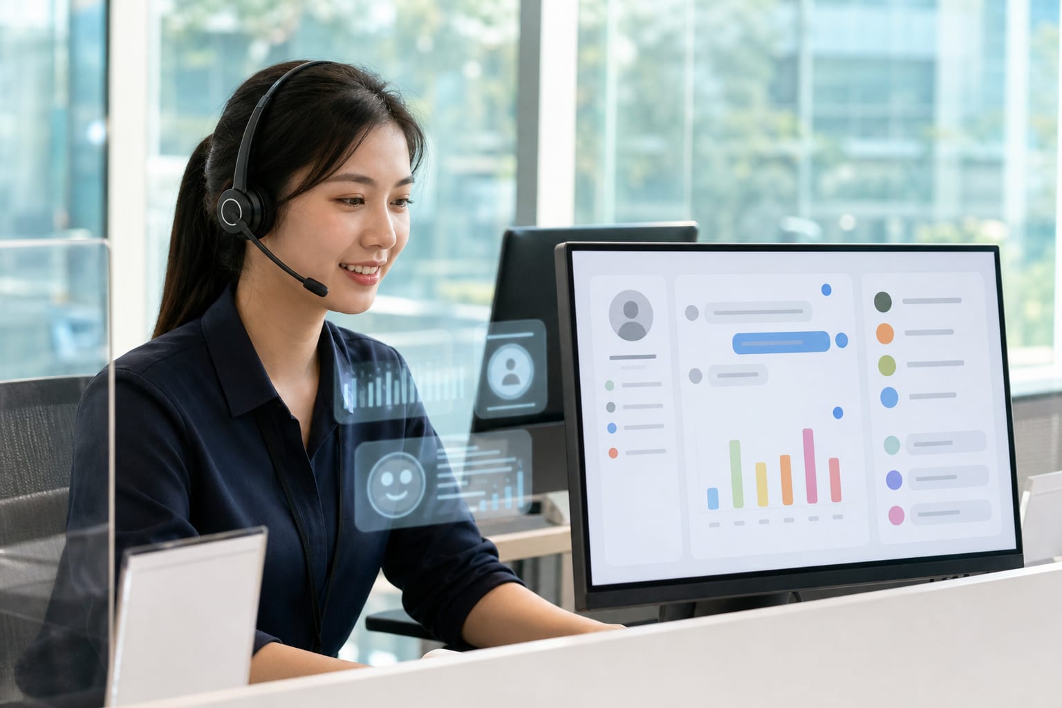 AI 與人員協作處理多樣化客服需求